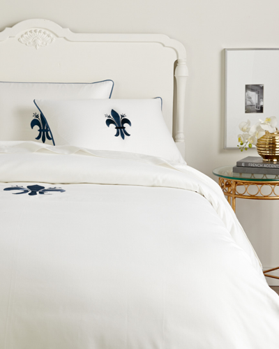 Montague & Capulet Fleur De Lis Embroidery Duvet Collection