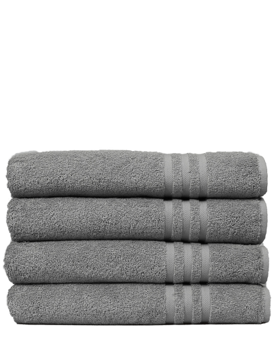Linum Home Textiles Set Of 4 Denzi Turkish Cotton Bath Towels