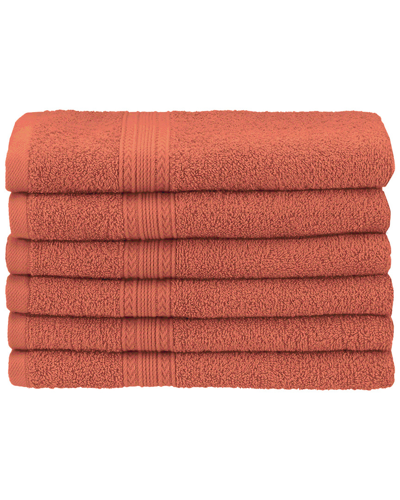 Superior Eco-friendly 6pc Solid Hand Towel Set