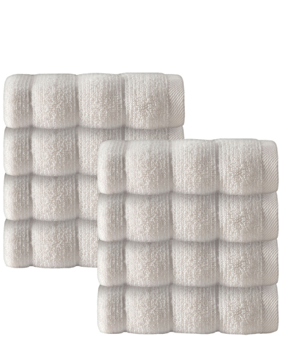 Enchante Home Set Of 8 Vague Wash Towels