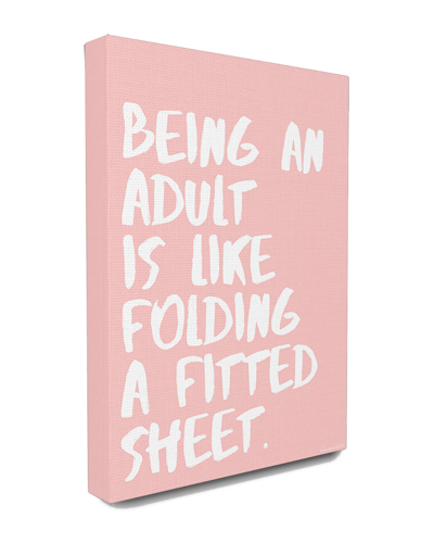 Stupell Like Folding A Fitted Sheet Canvas Wall Art By Lulusimonstudio