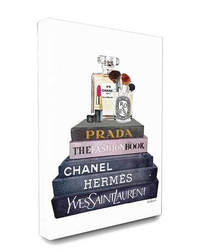 Stupell Glam Fashion Book Set With Makeup Canvas Art Canvas Art