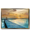 COURTSIDE MARKET WALL DECOR COURTSIDE MARKET ISLAND TIME GALLERY FRAMED CANVAS