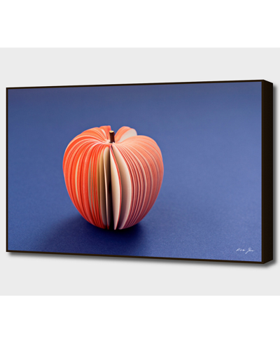 Curioos Fake Apple From Paper On The Purple Violet Background By Kira Yan
