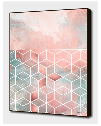 Curioos Rose Clouds And Cubes