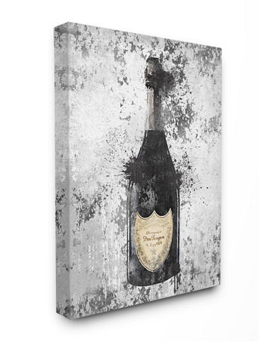 Stupell Champagne Grey Gold Ink Illustration