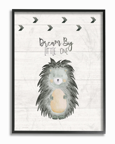 Stupell Dream Big Porcupine By Jo Moulton Framed Art