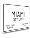 Stupell Miami City Limit
