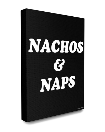 Stupell Nachos And Naps Script Typography