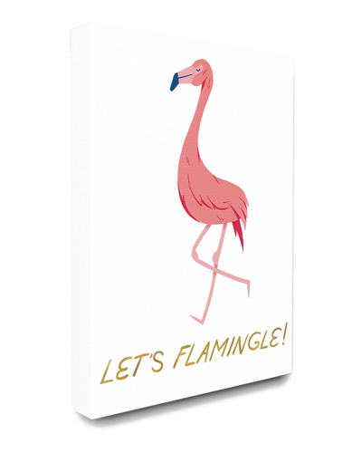 Stupell Lets Flamingle Fun Pink Flamingo