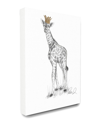 Stupell Giraffe Royalty Graphite Drawing