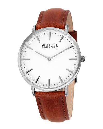 August Steiner Women's Leather Watch