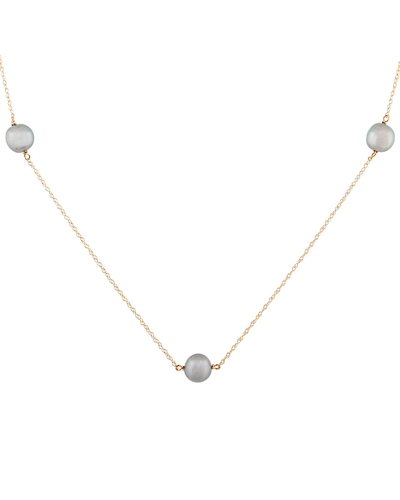 Splendid Pearls 14k 6-7mm Pearl Necklace