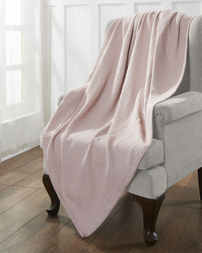 Modern Threads 100% Cotton Thermal Blanket In Pink
