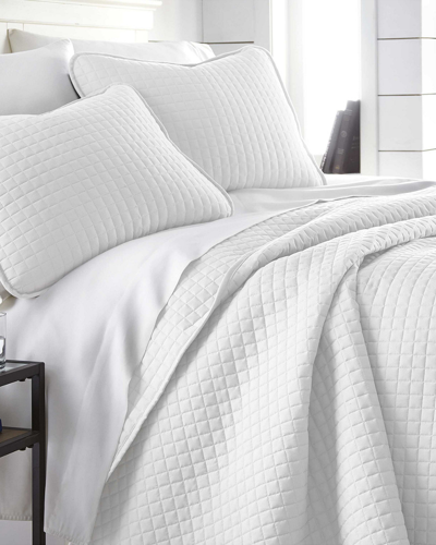 South Shore Linens Oversized Geometric Easy Care Quilt Set