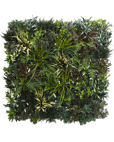 Nearly Natural Artificial Living Wall In Green