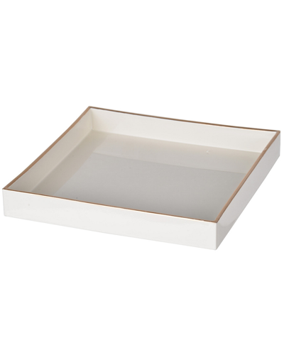 R16 Home Mimosa White Square Tray