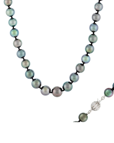Masako Pearls Splendid Pearls 14k 8-12mm Tahitian Pearl Necklace