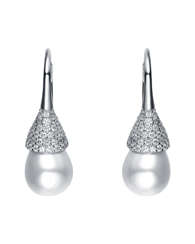 Genevive Silver Cz Earrings