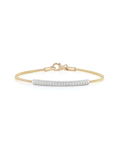 I. Reiss 14k 0.20 Ct. Tw. Diamond Mesh Bracelet