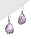 PHILLIP GAVRIEL PHILLIP GAVRIEL SILVER AMETHYST AND GEMSTONE DROP EARRINGS