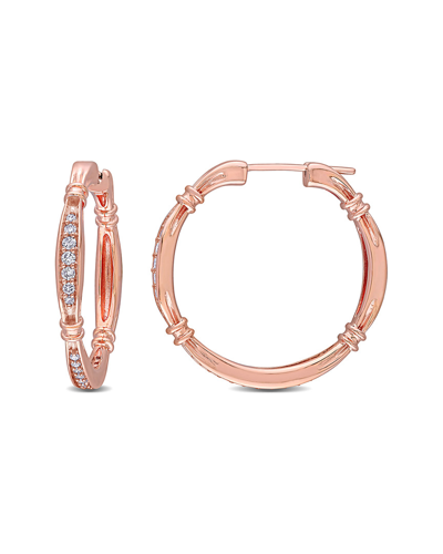 Rina Limor 10k Rose Gold 0.35 Ct. Tw. Diamond Earrings