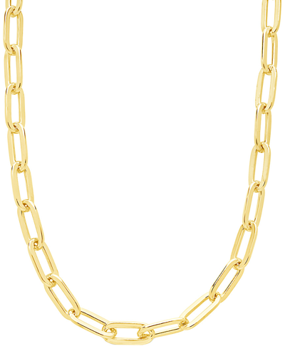 Sterling Forever 14k Plated 35in Chain Necklace
