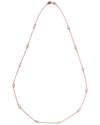 Suzy Levian 14k Rose Gold 1.80 Ct. Tw. Diamond Station Necklace