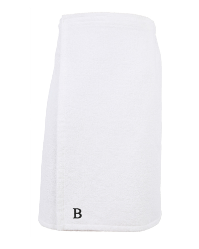 Linum Home Textiles Monogrammed Terry Body Wrap In White
