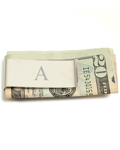 Bey-berk Monogrammed Money Clip