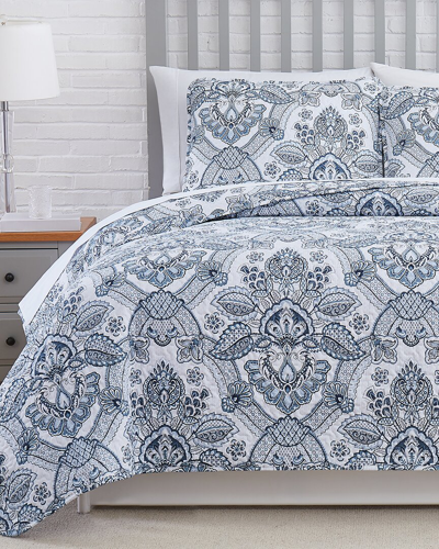 South Shore Linens Enchantment Quilt Set In Blue