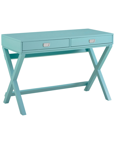 Linon Furniture Linon Peggy Blue Writing Desk