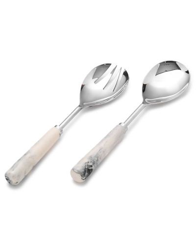 Tiramisu Resin & Metal Salad Set