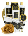 LOVERY LOVERY FRENCH VANILLA HOME SPA KIT WITH SCENTED CANDLE
