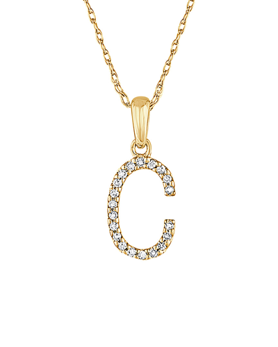 Sabrina Designs 14k Diamond Initial Necklace
