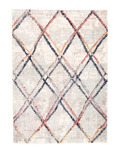 Ecarpet Moroccan Abstract Contemporary Rug In Ivory