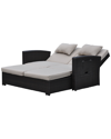 16 ELLIOT WAY 16 ELLIOT WAY MIRANDA OUTDOOR LOVESEAT TO DAYBED COMBO