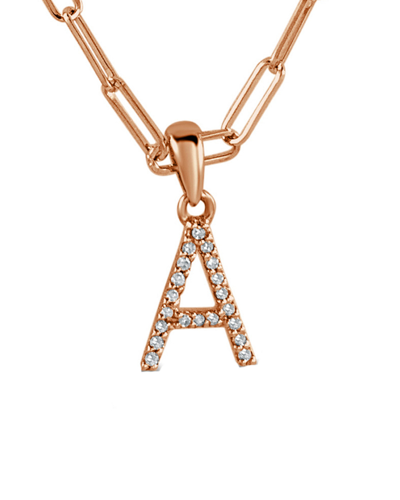 Sabrina Designs 14k 0.08 Ct. Tw. Diamond A-z Initial Necklace (a-z)