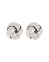 Adornia Silver Knot Studs