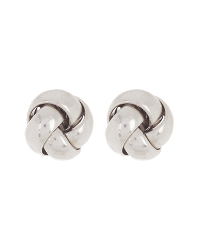 Adornia Silver Knot Studs