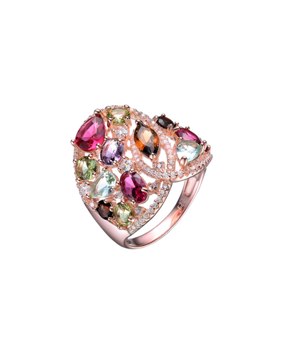 Genevive 14k Rose Gold Vermeil Ring
