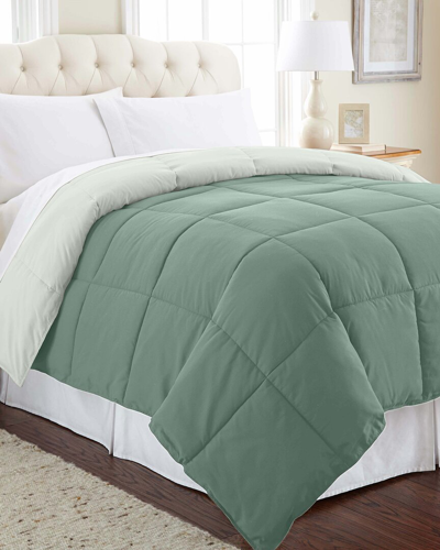 Modern Threads Down Alternative Reversible Comforter In Ivory