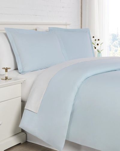 South Shore Linens Southshore Fine Linens 200tc Duvet Cover & Sham Set In Blue