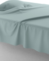Anne De Solene Vexin Flat Sheet In Seafoam