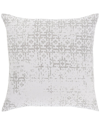 SURYA SURYA ABSTRACTION LIGHT GRAY EURO SHAM