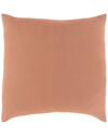 Surya Dawson Burnt Orange Euro Sham In Orange