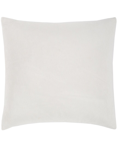 Surya Waffle White Euro Sham