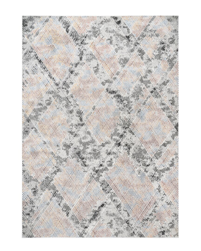 Nuloom Eloise Abstract Trellis Rug In Grey