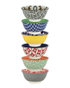 Certified International Melamine Soho Set Of 6 Bowls