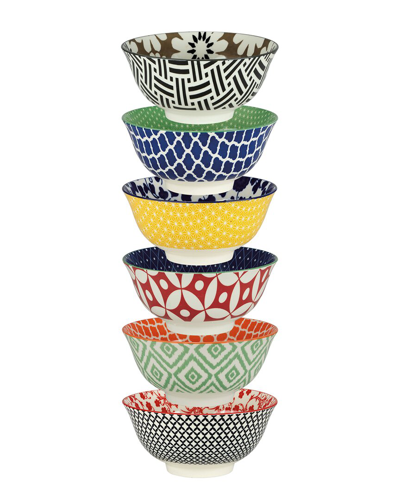 Certified International Melamine Soho Set Of 6 Bowls